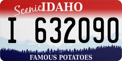 ID license plate I632090