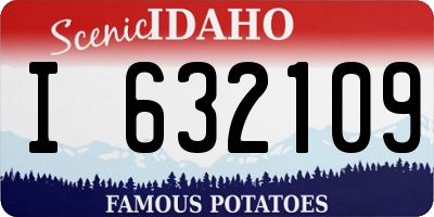 ID license plate I632109