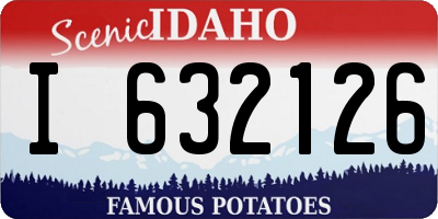 ID license plate I632126