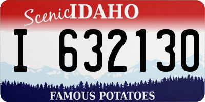 ID license plate I632130