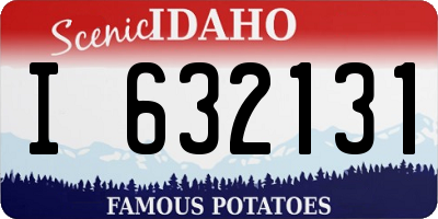 ID license plate I632131