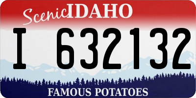 ID license plate I632132