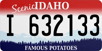 ID license plate I632133