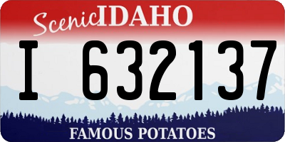 ID license plate I632137
