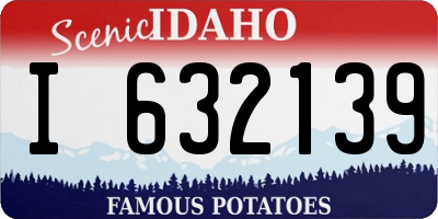 ID license plate I632139