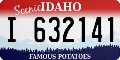 ID license plate I632141