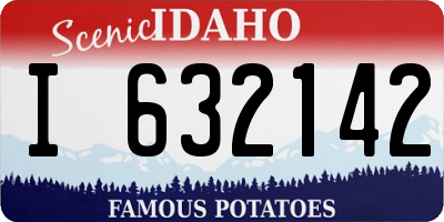 ID license plate I632142