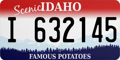ID license plate I632145