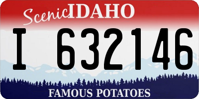 ID license plate I632146