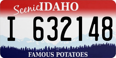 ID license plate I632148