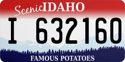 ID license plate I632160