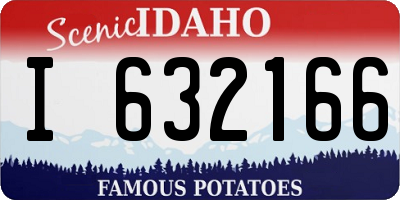 ID license plate I632166