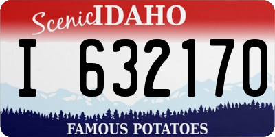 ID license plate I632170