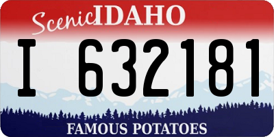ID license plate I632181