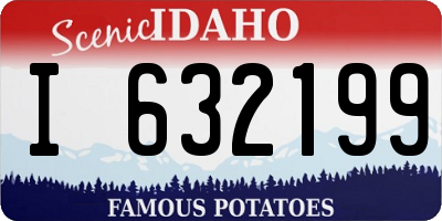 ID license plate I632199