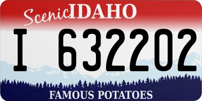 ID license plate I632202