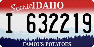 ID license plate I632219