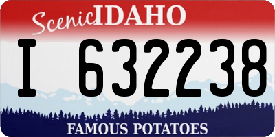 ID license plate I632238