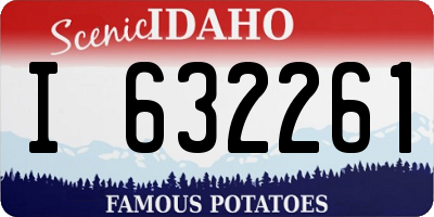 ID license plate I632261