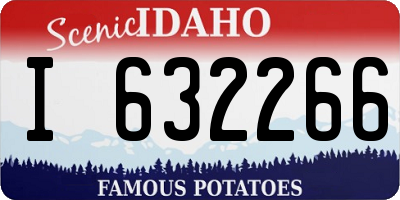 ID license plate I632266