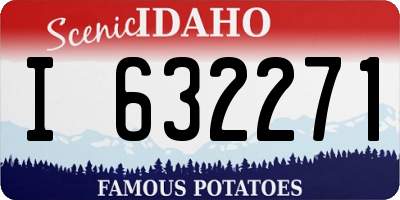 ID license plate I632271