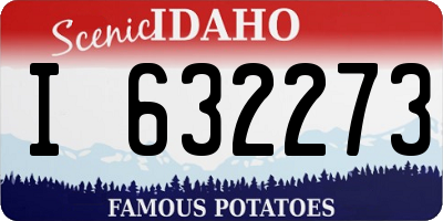 ID license plate I632273