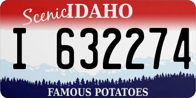 ID license plate I632274