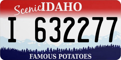 ID license plate I632277