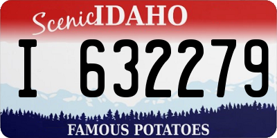 ID license plate I632279