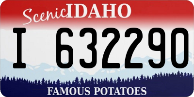 ID license plate I632290