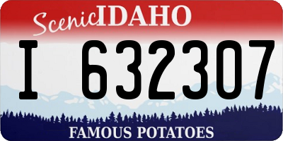 ID license plate I632307