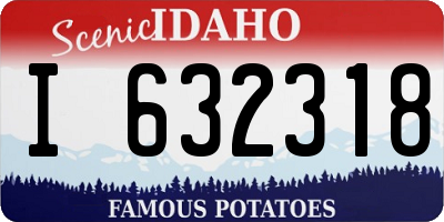 ID license plate I632318