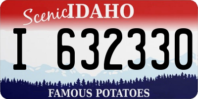 ID license plate I632330