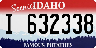 ID license plate I632338