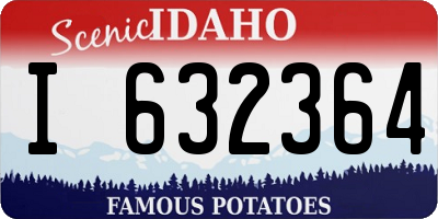 ID license plate I632364
