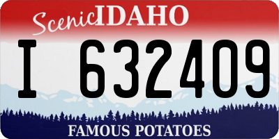 ID license plate I632409