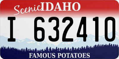 ID license plate I632410
