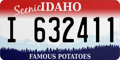 ID license plate I632411