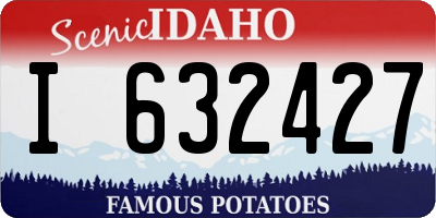 ID license plate I632427