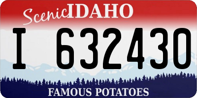ID license plate I632430