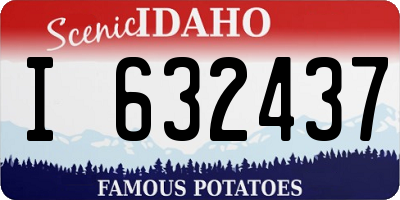 ID license plate I632437