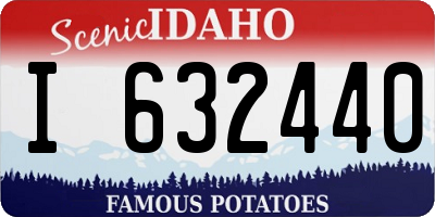 ID license plate I632440