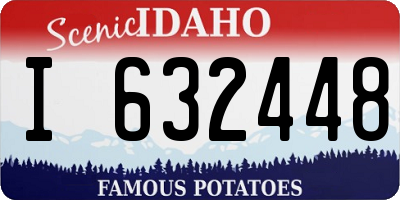 ID license plate I632448
