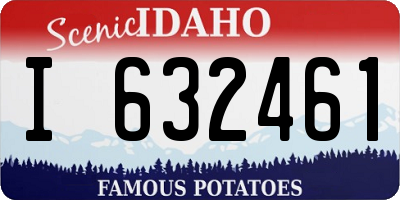 ID license plate I632461