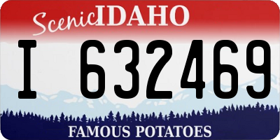 ID license plate I632469