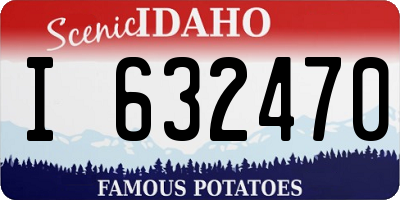 ID license plate I632470
