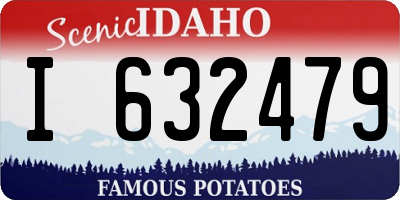 ID license plate I632479