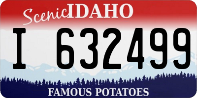 ID license plate I632499