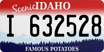 ID license plate I632528