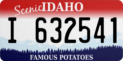 ID license plate I632541
